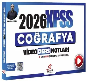 Tekrar Akademi 2026 KPSS Coğrafya Video Ders Notları