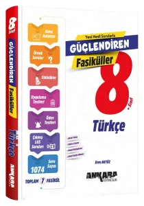 Ankara Yayıncılık 8. Sınıf Türkçe Güçlendiren Fasikül Set