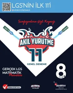 Akıl Yürütme Yayınları 8. Sınıf LGS Matematik 11 Genel Deneme