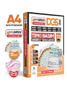 İnformal Yayınları 2027 DGS Çıkmış Soru Tıpkı Basım ÖSYM TAM Kitapçık SAY-SÖZ-TM 12'li Deneme D. Çözümlü Türkiye Geneli