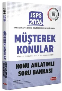 Data Yayınları 2026 JSPS Müşterek Konular Konu Anlatımlı Soru Bankası