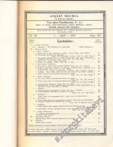 Askeri Mecmua'nın Tarih Kısmı Sayı: 43, Dosya: İstiklal Savaşında Kocaeli Bölgesindeki Harekat, 9 Kroki ve Lahikası İle Beraber - Sayı 102, 1 Eylül 1936