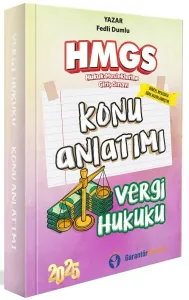 Garantör Akademi 2025 HMGS Vergi Hukuku Konu Anlatımı