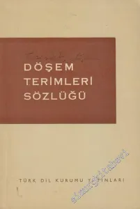 Döşem Terimleri Sözlüğü ( Su, Gaz, Isıtma, Havalandırma ) -        1969
