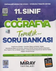 Miray Yayınları 11. Sınıf Coğrafya Maarif Model Tematik Soru Bankası