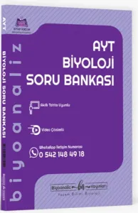 Biyoanaliz Yayınları AYT Biyoloji Soru Bankası