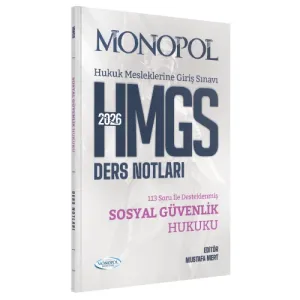 HMGS Sosyal Güvenlik Hukuku Ders Notları