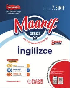 Palme Yayınları 7. Sınıf İngilizce Maarif Serisi Akademik Gelişim Denemeleri 39 Föy