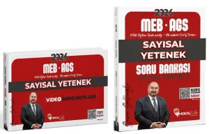 Hoca Kafası Yayınları 2026 MEB-AGS Sayısal Yetenek Video Ders Notları ve Soru Bankası 2'li Set