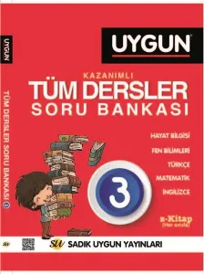 Sadık Uygun Tüm Dersler Kazanımlı Soru Bankası 3. Sınıf