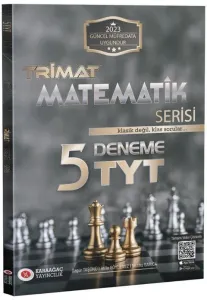Karaağaç Yayınları 2023 TYT Matematik Trimat Serisi 5 Deneme
