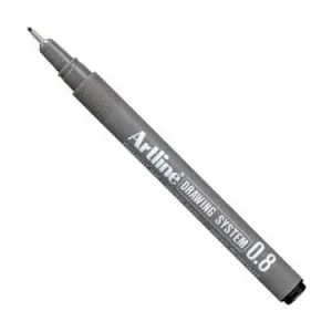 Artline Drawing System Çizim Kalemi 0.8 Siyah