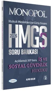Monopol Yayınları 2026 HMGS İş ve Sosyal Güvenlik Hukuku Soru Bankası