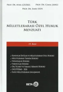 Türk Milletlerarası Özel Hukuk Mevzuatı