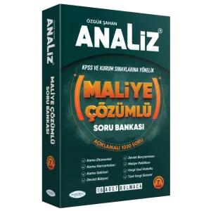 MONOPOL Analiz Maliye Çözümlü Soru Bankası