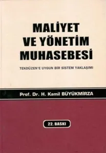 Maliyet ve Yönetim Muhasebesi