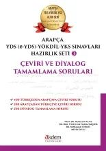 Arapça Yökdil Yds Sınavları Hazırlık Seti Kitapları 3, Çeviri Ve Diyalog Tamamlama Soruları Test Kitabı