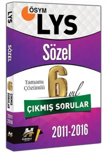 Havalı LYS Sözel Tamamı Çözümlü 6 Yıl Çıkmış Sorular 2011-2016
