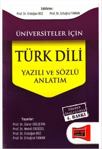 Üniversiteler İçin Türk Dili Yazılı ve Sözlü Anlatım