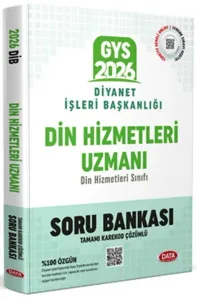 Data Yayınları 2026 Diyanet İşleri Başkanlığı Din Hizmetleri Uzmanı GYS Soru Bankası - Karekod Çözümlü