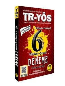 TR YÖS 6 Türkiye Geneli Deneme - Son Format