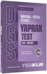 Yediiklim Yayınları 2027 DGS Sayısal Sözel Yetenek Çek Kopart Yaprak Test