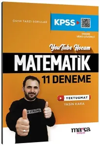 Marka Yayınları KPSS Matematik YouTube Hocam 11 Deneme Video Çözümlü