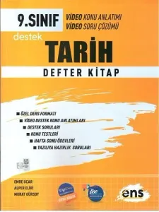 ENS Yayıncılık 9. Sınıf Tarih Defter Kitap