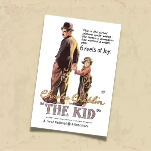 POSTER 0207 - CHARLIE CHAPLIN - THE KID - FİLM AFİŞİ - KUŞE KAĞIT (33X48)