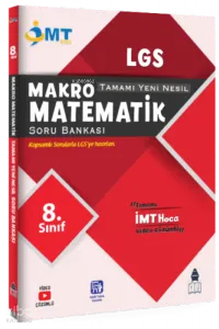 İMT Hoca 8. Sınıf LGS Matematik Makro Soru Bankası Video Çözümlü
