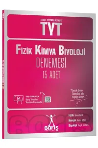 Barış Yayınları TYT Fizik Kimya Biyoloji Denemesi 15 Adet