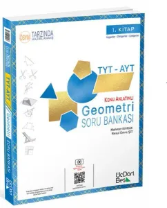 ÜçDörtbeş Yayınları 2027 TYT AYT Geometri Konu Anlatımlı Soru Bankası 1. Kitap