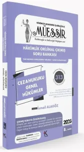 MÜESSİR 2026 Hakimlik Ceza Hukuku Genel Hükümler Orijinal Çıkmış Soru Bankası Çözümlü