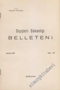 Dış İşleri Bakanlığı Belleteni - 39      Aralık