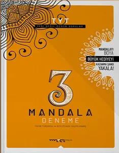 Marka Yayınları TYT 3 Deneme ÖSYM Tarzı 3 Mandala Hediyeli