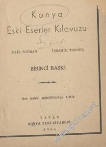 Konya Eski Eserler Kılavuzu -        1944