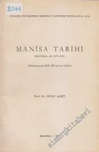 Manisa Tarihi - Magnesia Ad Sipylum: Başlangıçtan M.S. 395 Yılına Kadar -        1983