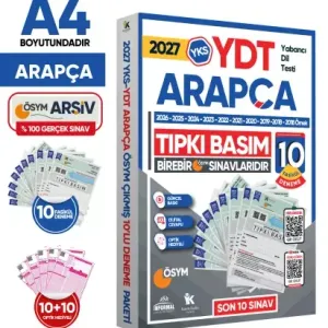 İnformal Yayınları 2027 YKS YDT Arapça ÖSYM Çıkmış Soru Tıpkı Basım Deneme Paketi 10 lu Türkiye Geneli