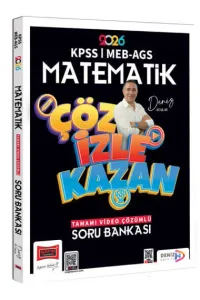 Yargı Yayınları 2026 KPSS MEB-AGS Matematik Çöz İzle Kazan Tamamı Video Çözümlü Soru Bankası