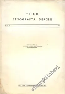 Türk Etnografya Dergisi - Sayı: 11       1969