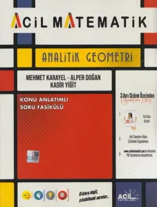 Acil Yayınları TYT AYT Analitik Geometri Konu Anlatım Soru Fasikülü