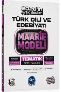 ÇAP TYT AYT TÜRK DİLİ VE EDEBİYATI DERS PLATOSU MAARİF MODELİ TEMATİK SORU BANKASI