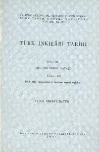 Türk İnkılabı Tarihi Cilt:III / Kısım:III