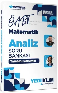 Yediiklim Yayınları 2027 ÖABT Matematik Öğretmenliği Analiz Tamamı Çözümlü Soru Bankası