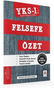 Delta Kültür Yayınları TYT Felsefe Özet Delta Kültür