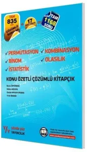 Yüzde Yüz Permütasyon Kombinasyon Binom Olasılık İstatistik Konu Özetli Çözümlü Kitapçık