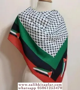 Filistin Logolu Bandana kefiye 50*50 cm