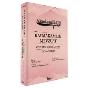 Kaymakamlık Mevzuat Çözümlü Soru Bankası