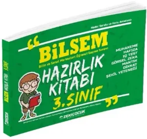 Zeki Çocuk 3. Sınıf Bilsem Hazırlık Kitabı