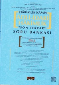 Adli - İdari Hakimlik Soru Bankası